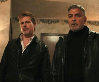 Brad Pitt y George Clooney en tráiler de 'Wolfs'. Foto tomada de: 'X' @SitoCinema