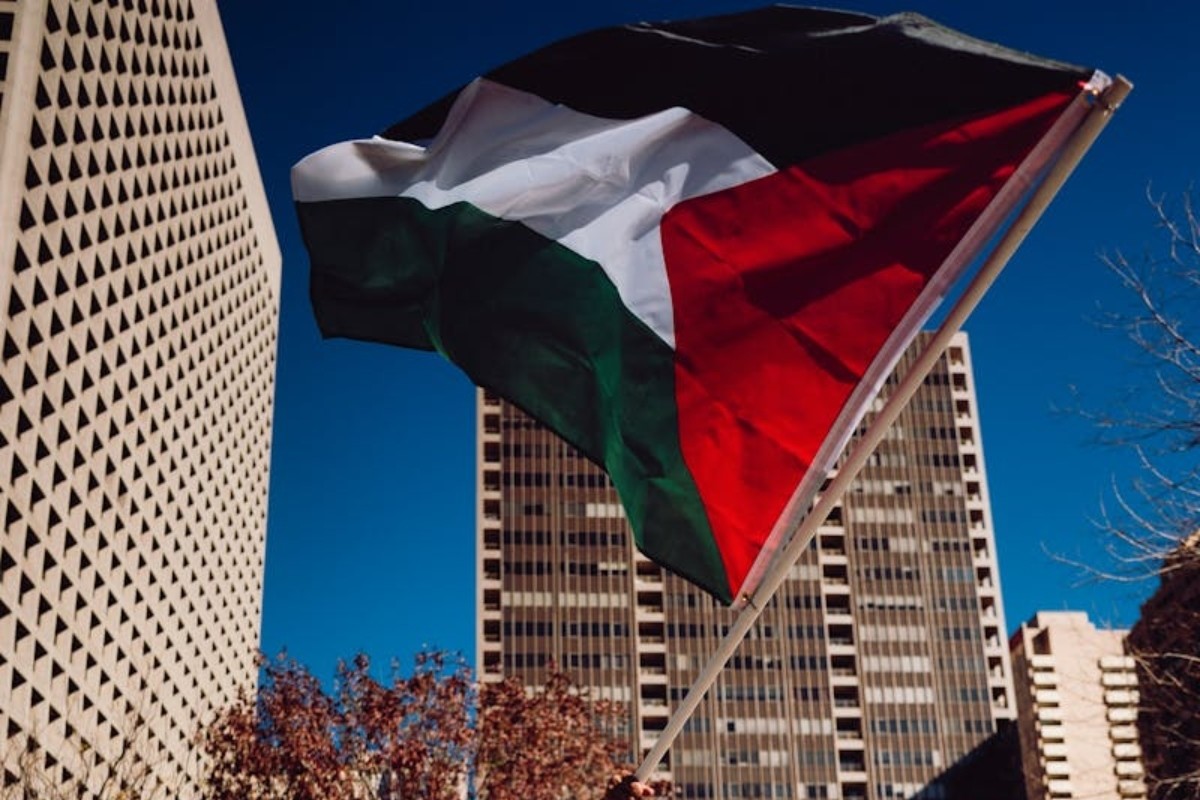 Bandera de Palestina Foto: Pexels