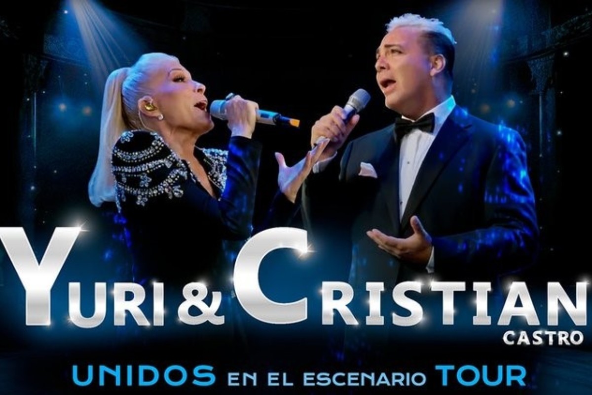 Cartel de gira de Yuri y Cristian Castro Foto: 'X'(Twitter) @ocesa_total