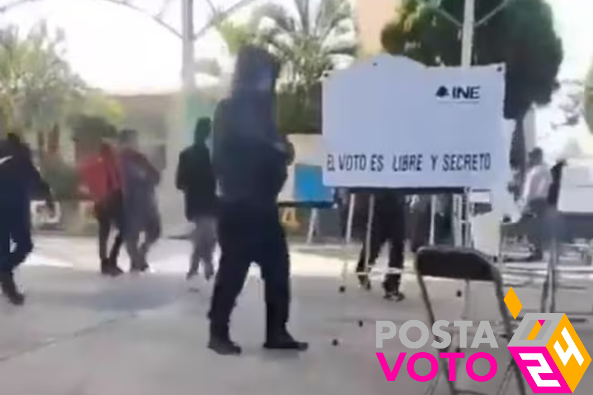 Hombres armados roban boletas electorales en Puebla