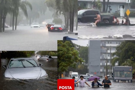 Estado de emergencia en Miami por lluvias e inundaciones