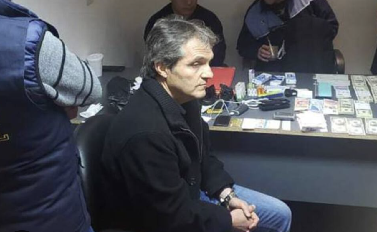 Carlos Ahumada , empresario argentino durante una detención. Foto: Archivo