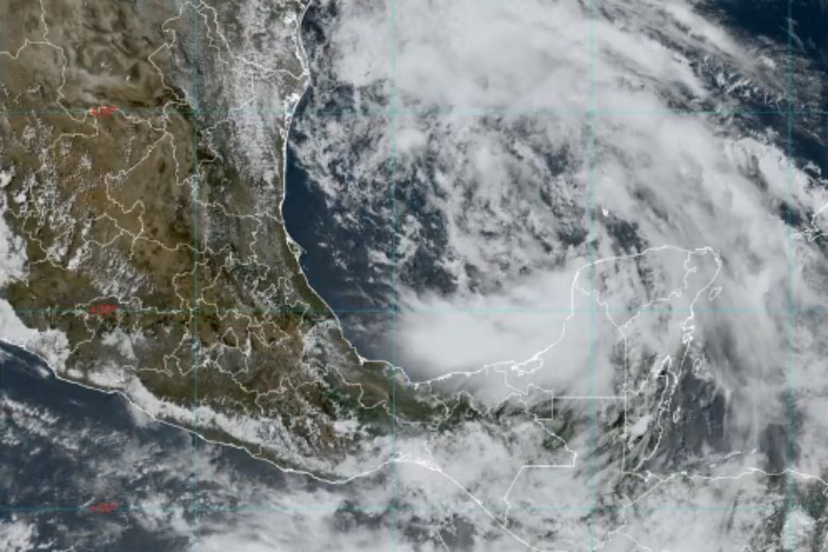 El Ciclón Tropical 'Uno' en tiempo real Foto: 'X'(Twitter) @conagua_clima