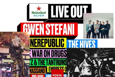 Revelan el line up del LIVE OUT; Gwen Stefani y One Republic encabezan el cartel