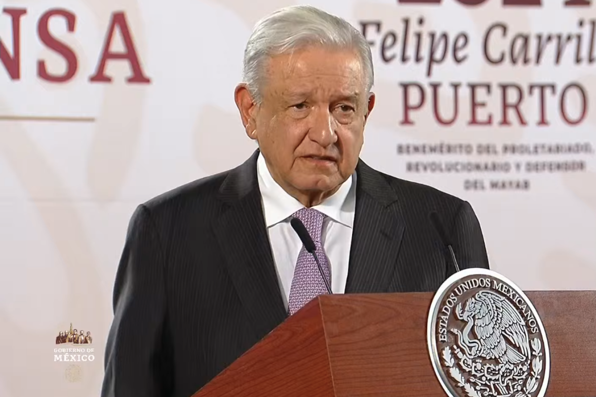 El presidente Andrés Manuel López Obrador en su conferencia de prensa del 4 de junio de 2024. Captura de pantalla /YouTube