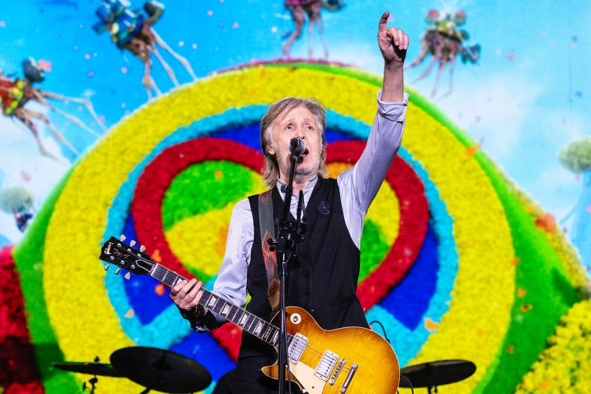 Paul McCartney en concierto, Foto: Instagram @paulmccartney