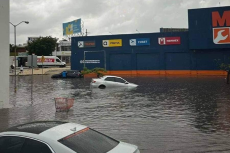 Colonias de Mérida, Yucatán, totalmente inundadas por las lluvias