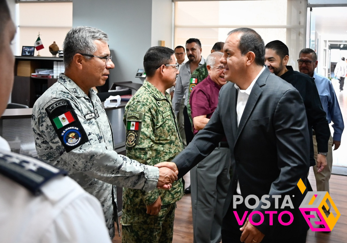 El gobernador de Morelos, Cuauhtémoc Blanco, valoró el trabajo de las fuerzas de seguridad que permitió una jornada electoral sin incidentes el 2 de junio. Foto: David Monroy / POSTA