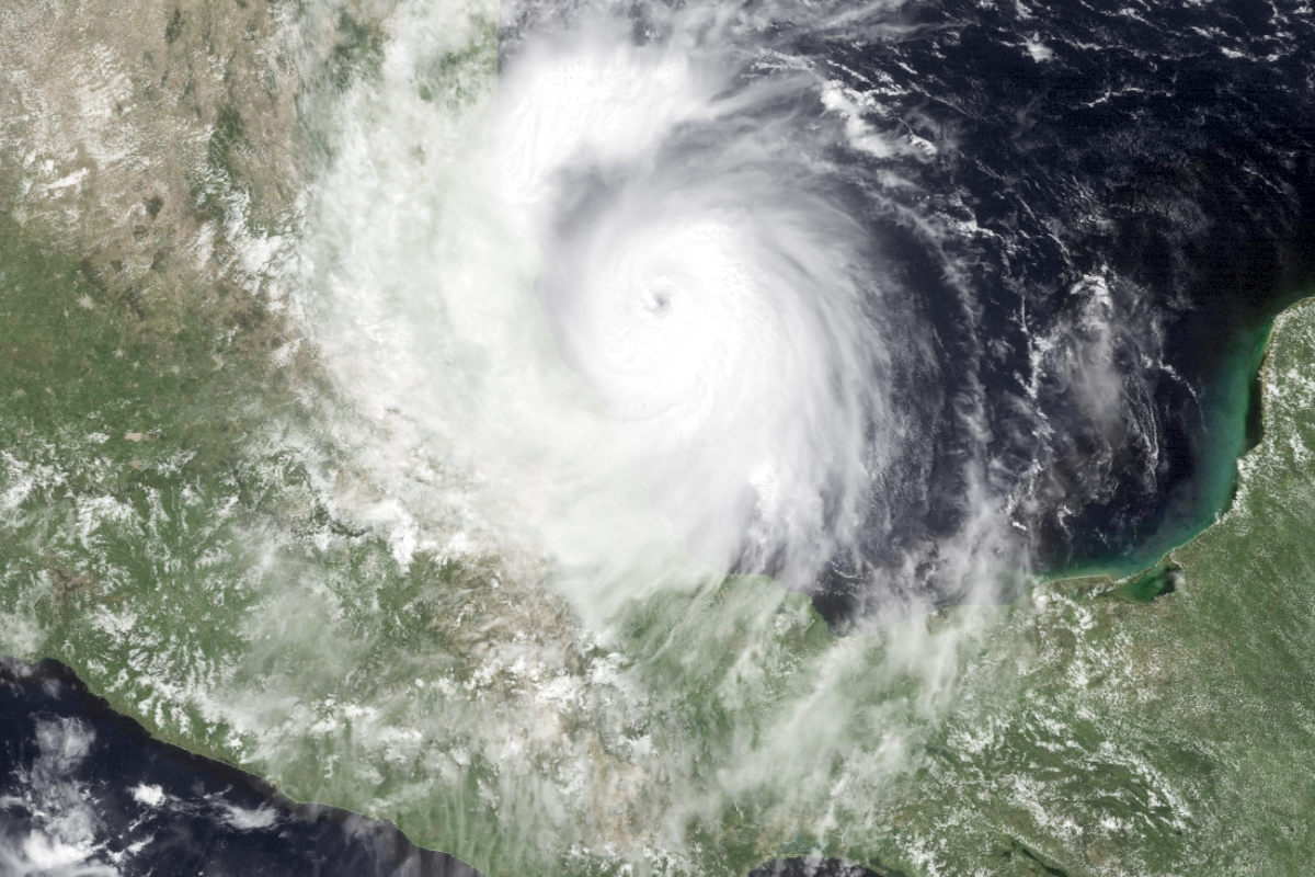 Vista satelital de Huracán Katia de 2017. Foto: Especial