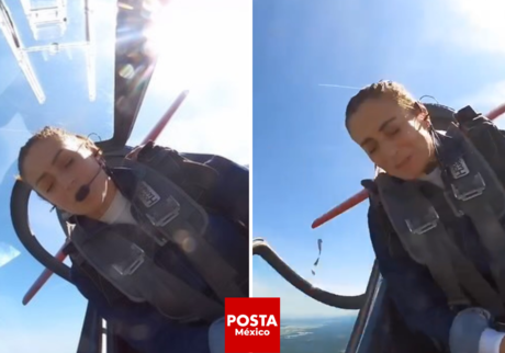 ¡Increíble video! Cabina se abre en vuelo acrobático y piloto comparte su drama