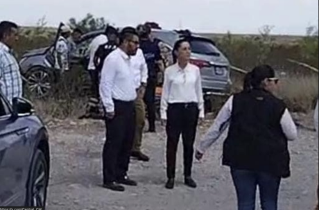 Equipo de Claudia Sheinbaum sufre accidente en Monclova, Coahuila