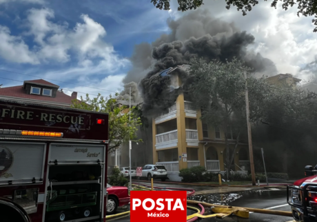 Incendio y tiroteo en Miami: evacuación masiva y un herido grave