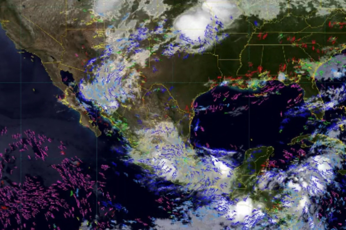 Formación de la Tormenta Tropical Beryl Foto: 'X'(Twitter) @conagua_clima