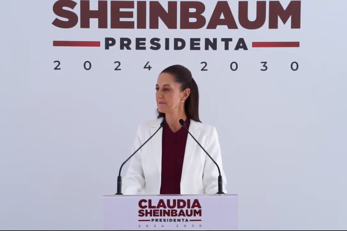 Claudia Sheinbaum en conferencia de prensa del 17 de junio de 2024. Captura de pantalla / YouTube