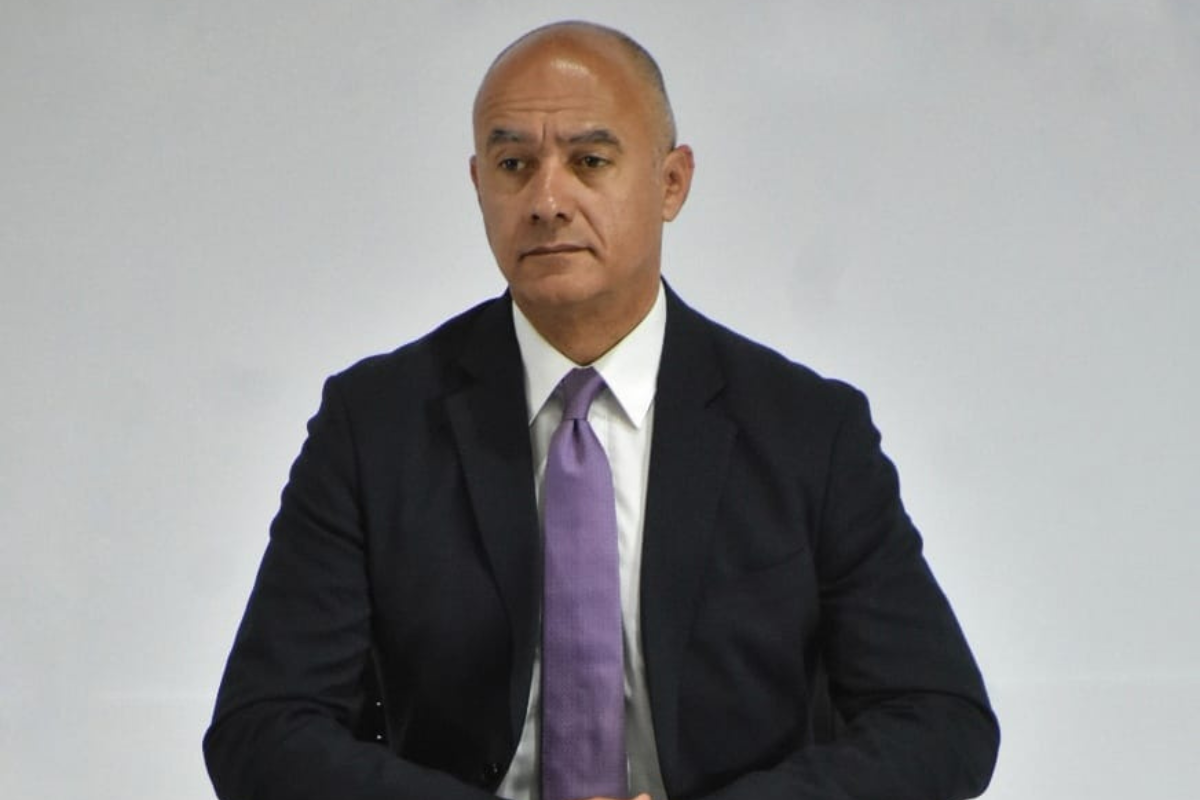 Jesús Antonio Esteva Medina en conferencia de prensa del 27 de junio de 2024. Foto: Enrique Pérez Huerta