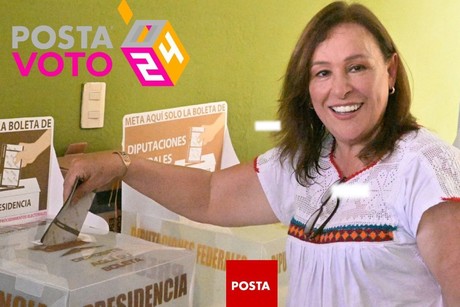 Acude Rocío Nahle a votar en Coatzacoalcos, Veracruz