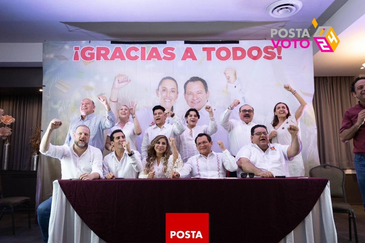 Joaquín Díaz Mena candidato por la coalición “Sigamos Haciendo Historia” virtual ganador. Foto: Equipo de campaña