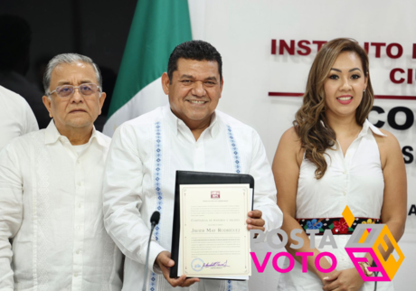 Javier May ya es oficialmente gobernador electo de Tabasco