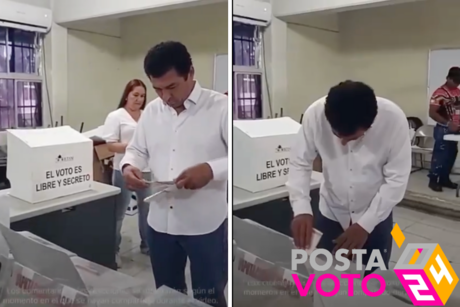 Tamaulipas: Captan a ex alcalde de Morena votando por el PAN
