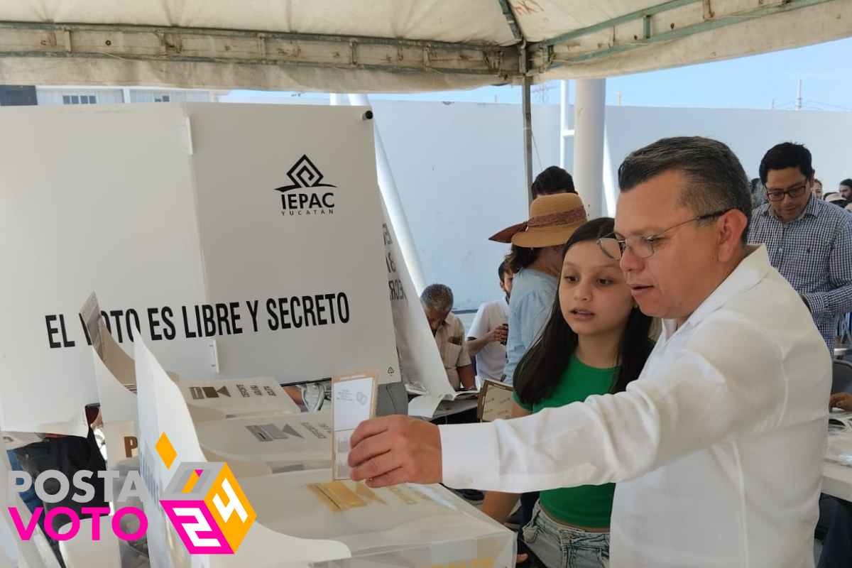 Personas votando en casillas de Yucatán. Foto: X /(@IEPACYucatan)