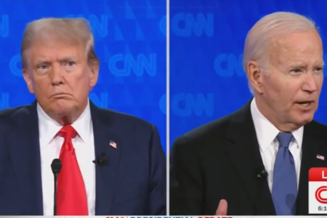 Donald Trump domina a Joe Biden en el primer debate de Estados Unidos