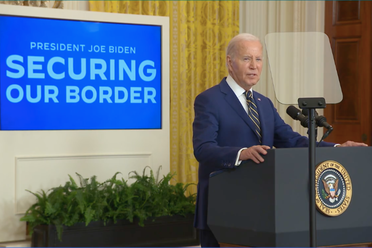 El presidente de los Estados Unidos, Joe Biden, en conferencia de prensa del 4 de junio de 2024. Captura de pantalla / X