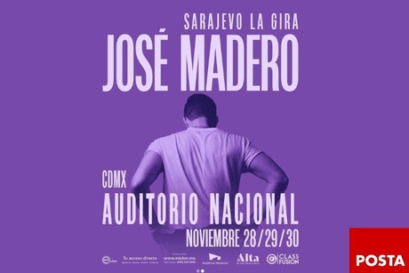 José Madero anuncia tres fechas en el Auditorio Nacional de la Ciudad de México