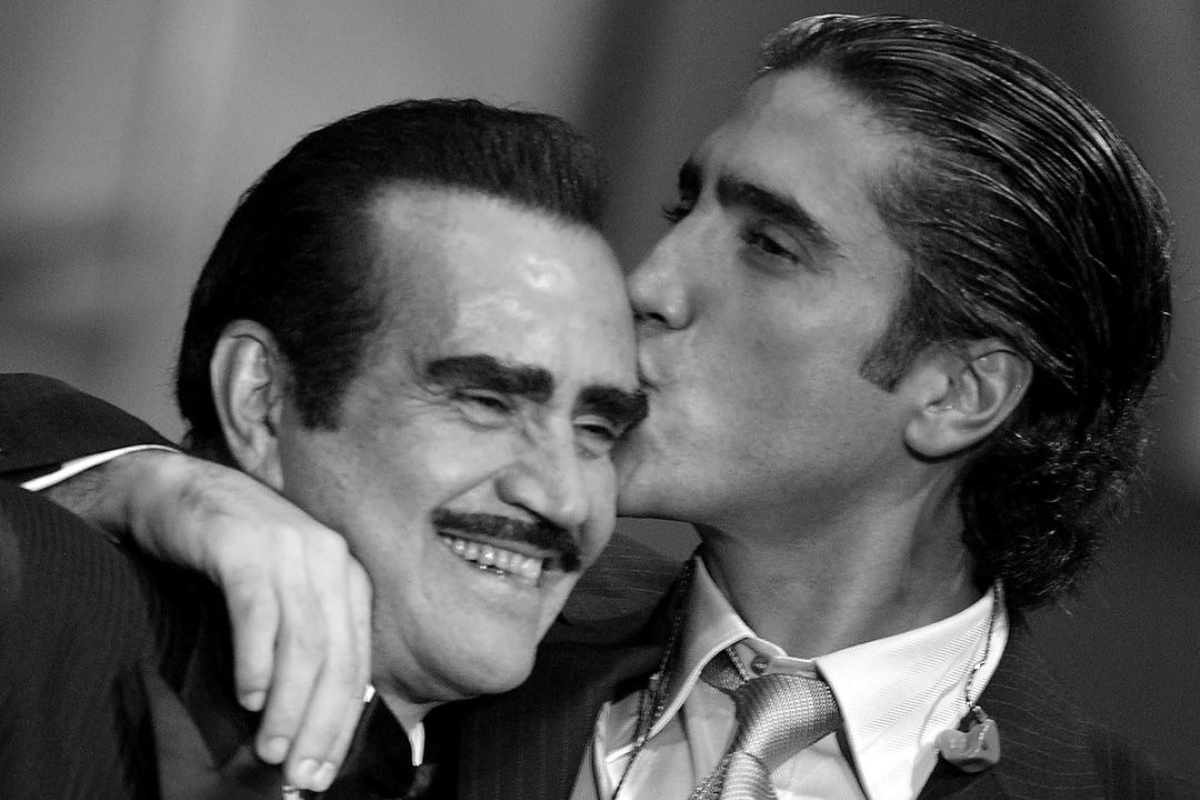 Alejandro Fernández y Vicente Fernández, Foto: Instagram @alexoficial