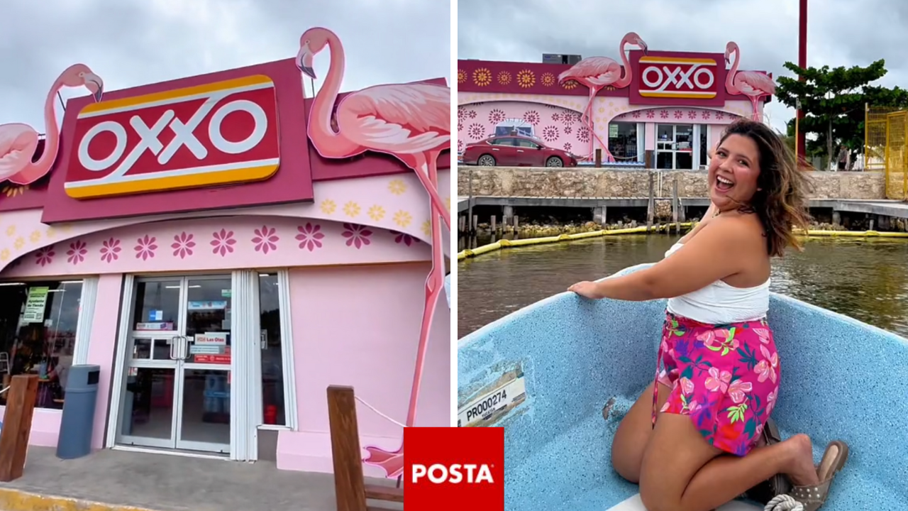 Así luce el Oxxo cerca del mar en Yucatán; para llegar debes tomar una  lancha