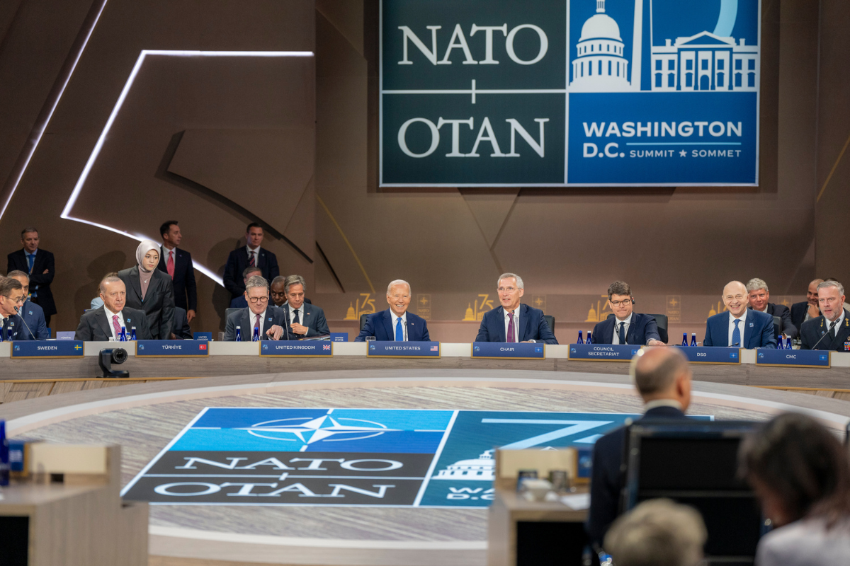 Joe Biden en un evento sobre el Pacto de Ucrania en la Cumbre de la OTAN en Washington, Foto: 'X' (Twitter) @POTUS