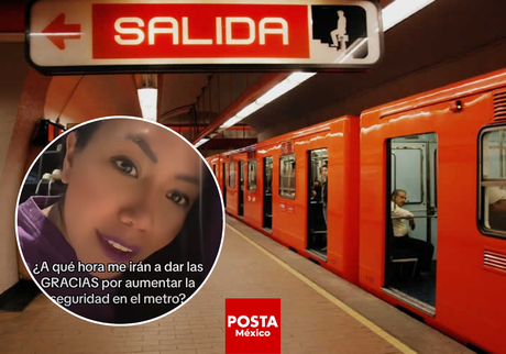 Afirma Luna Bella que mejoró seguridad en el metro de CDMX tras su video