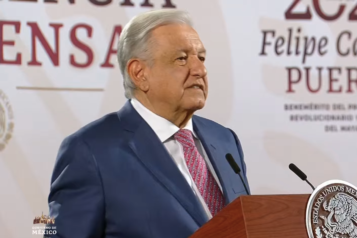 AMLO en conferencia de prensa del 22 de julio de 2024. Captura de pantalla / YouTube