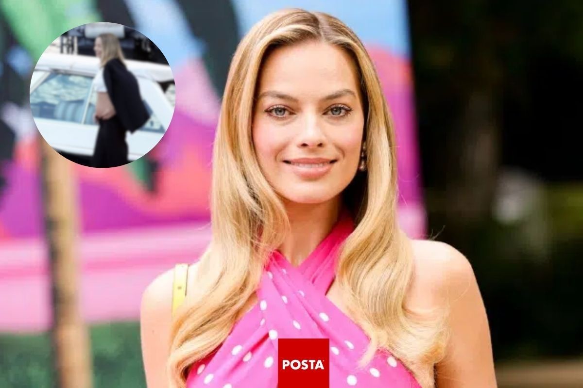 Fans especulan sobre un embarazo de Margot Robbie tras ver fotos recientes en redes. Foto: Redes sociales