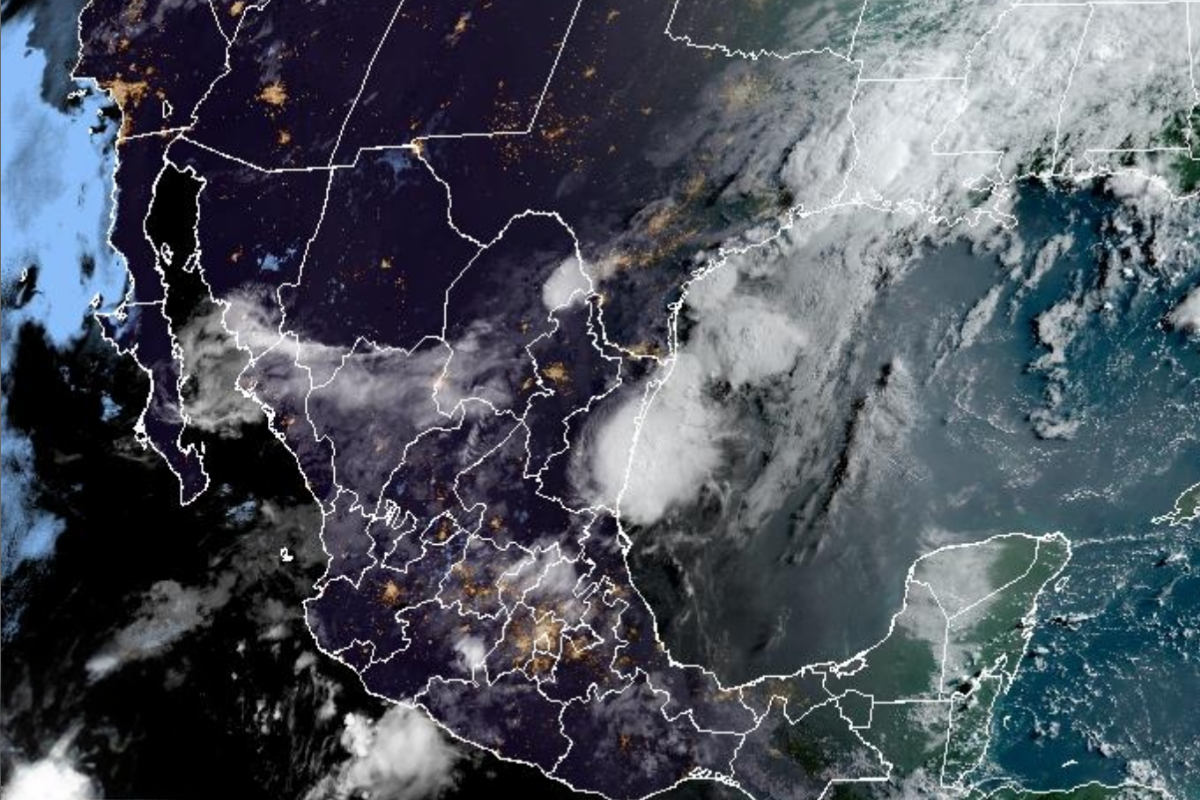 Vista satelital del territorio mexicano. Captura de pantalla / CIRA/NOAA