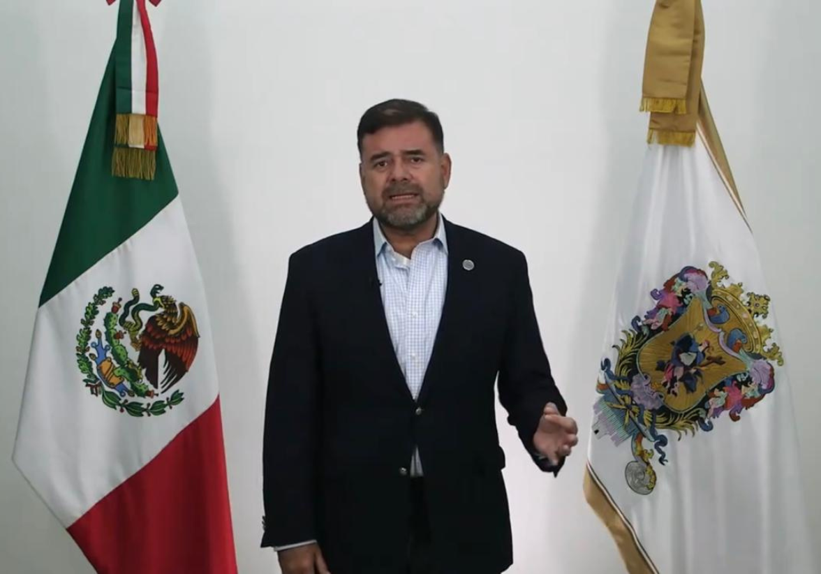 Jesús Oviedo, secretario de Gobierno de Guanajuato, rechazó que Celaya esté en alerta roja tras los recientes homicidios de agentes de Tránsito y comerciantes, afirmando que se mantiene el control. Foto: Cortesía