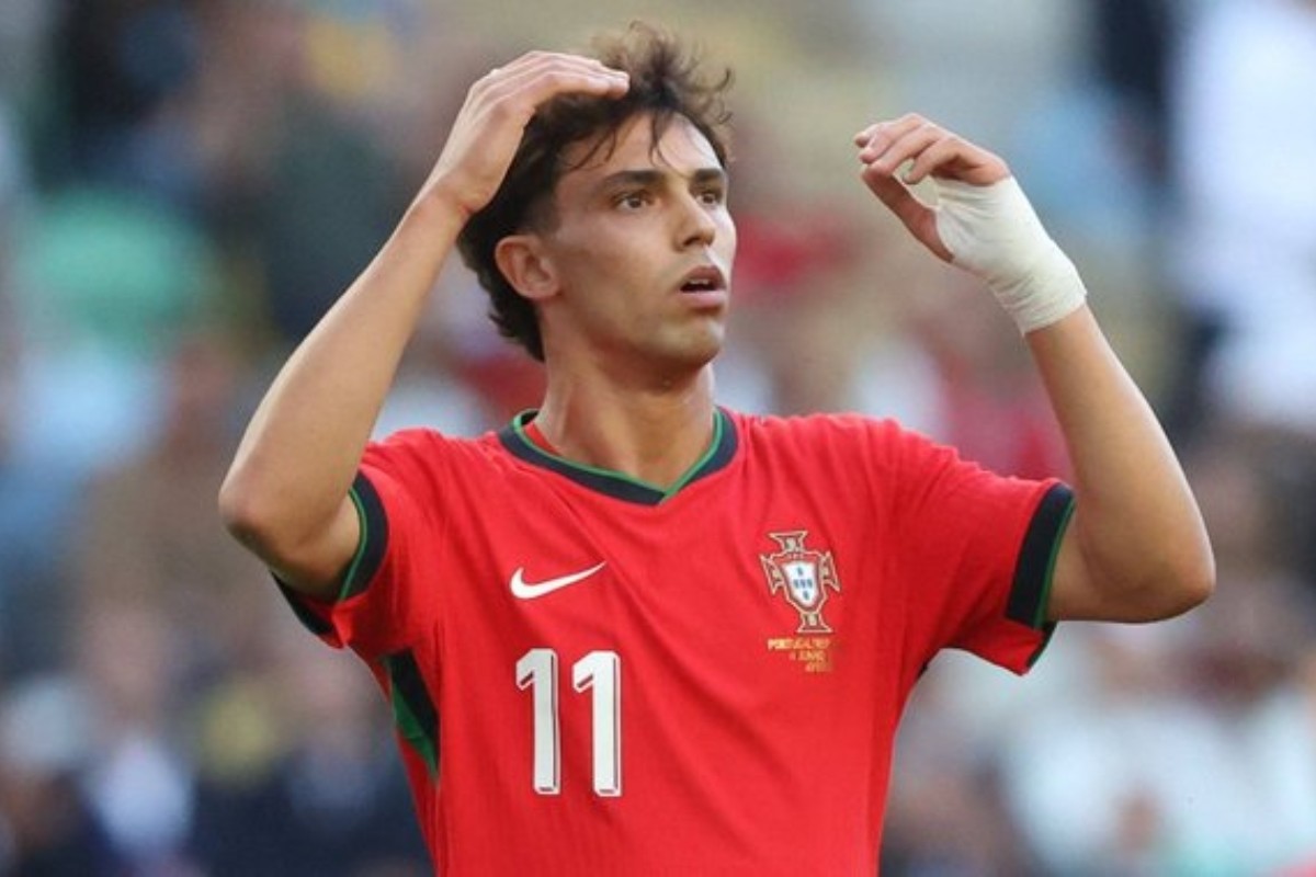 Joao Félix en partido con la selección portuguesa Foto: 'X'(Twitter) @Mourinhismo__