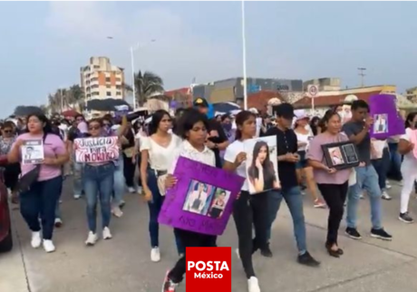 Marcha en Coatzacoalcos: reclaman justicia para Noriko y castigo para agresor