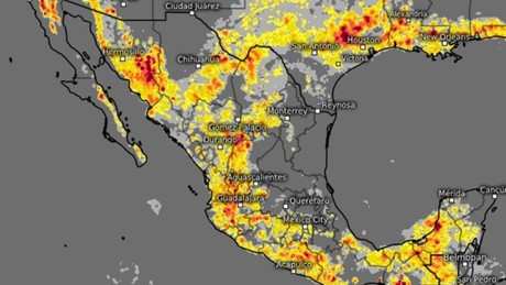 Prevén lluvias fuertes en al menos 16 estados de México