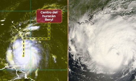 Huracán Beryl: ¿Tiene la misma trayectoria que el huracán Gilberto?