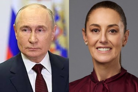 Vladimir Putin es invitado por Claudia Sheinbaum a su toma de protesta en México