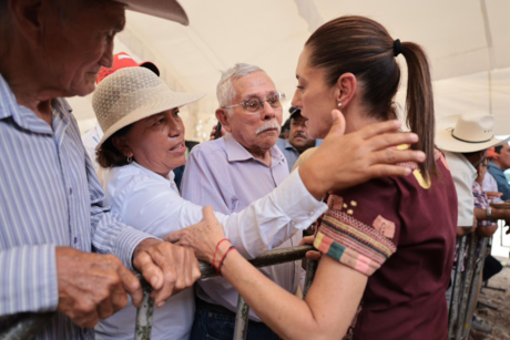 Claudia Sheinbaum promete obras apegadas al humanismo en Chiapas