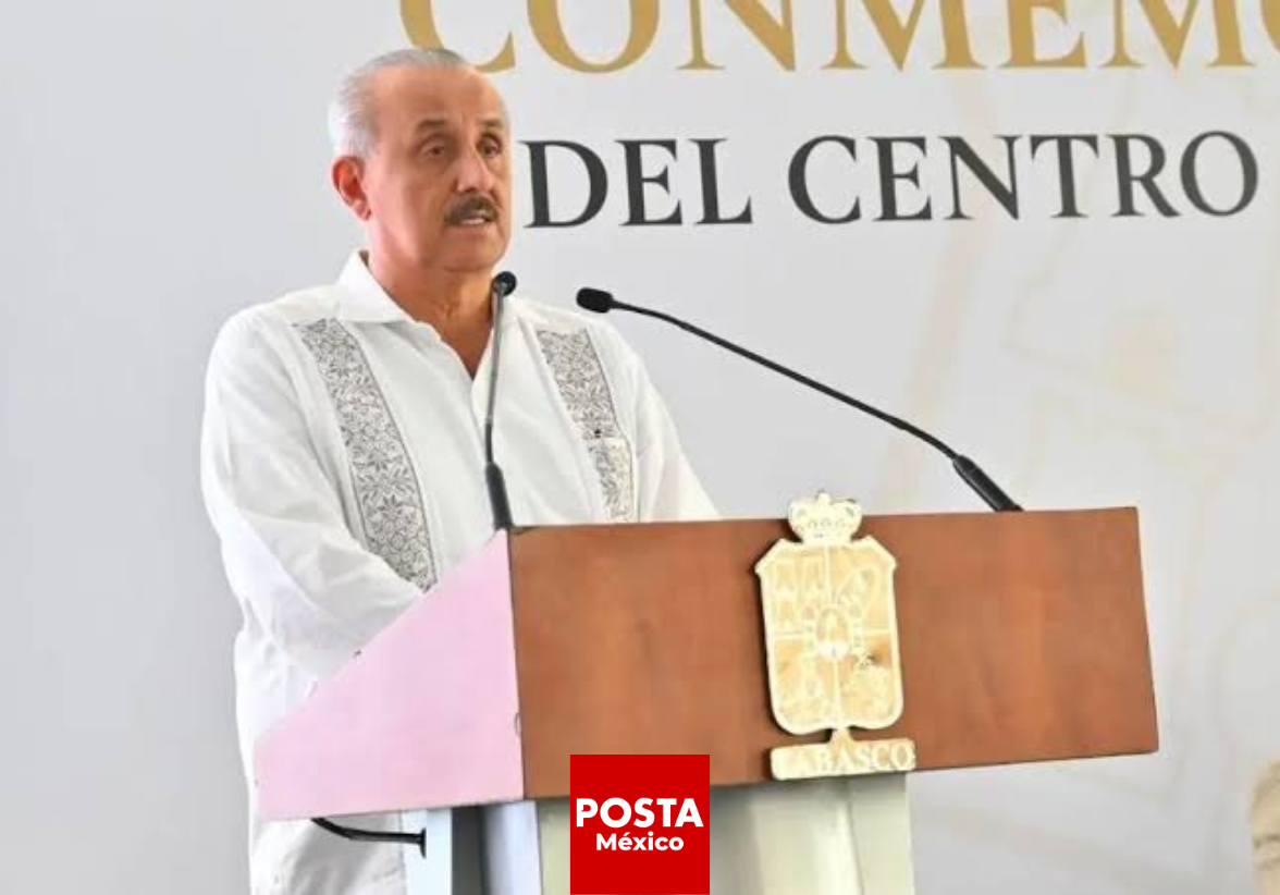 El gobernador de Tabasco, Carlos Manuel Merino Campos, aceptó la invitación de la presidenta electa Claudia Sheinbaum para unirse a su gabinete ampliado, aunque aún no se ha especificado su cargo. Foto: Armando de la Rosa