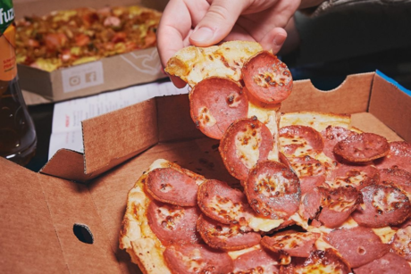 La pizza de Domino´s más saludable del menú, tiene menos de 200 calorías