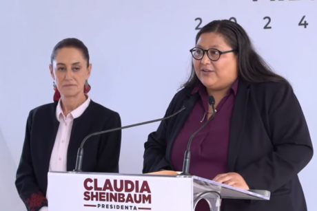 Claudia Sheinbaum presenta a Citlalli Hernández como secretaria de las Mujeres