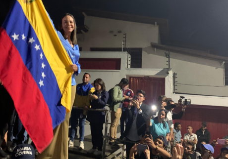 Machado aplaude respaldo de la UE para la transparencia electoral en Venezuela