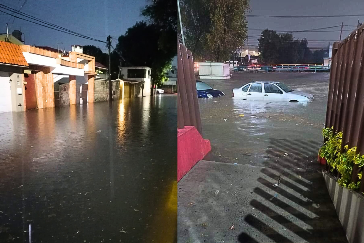 Fuertes lluvias en EdoMex: inundación, desborde de ríos y desgajamiento de cerro