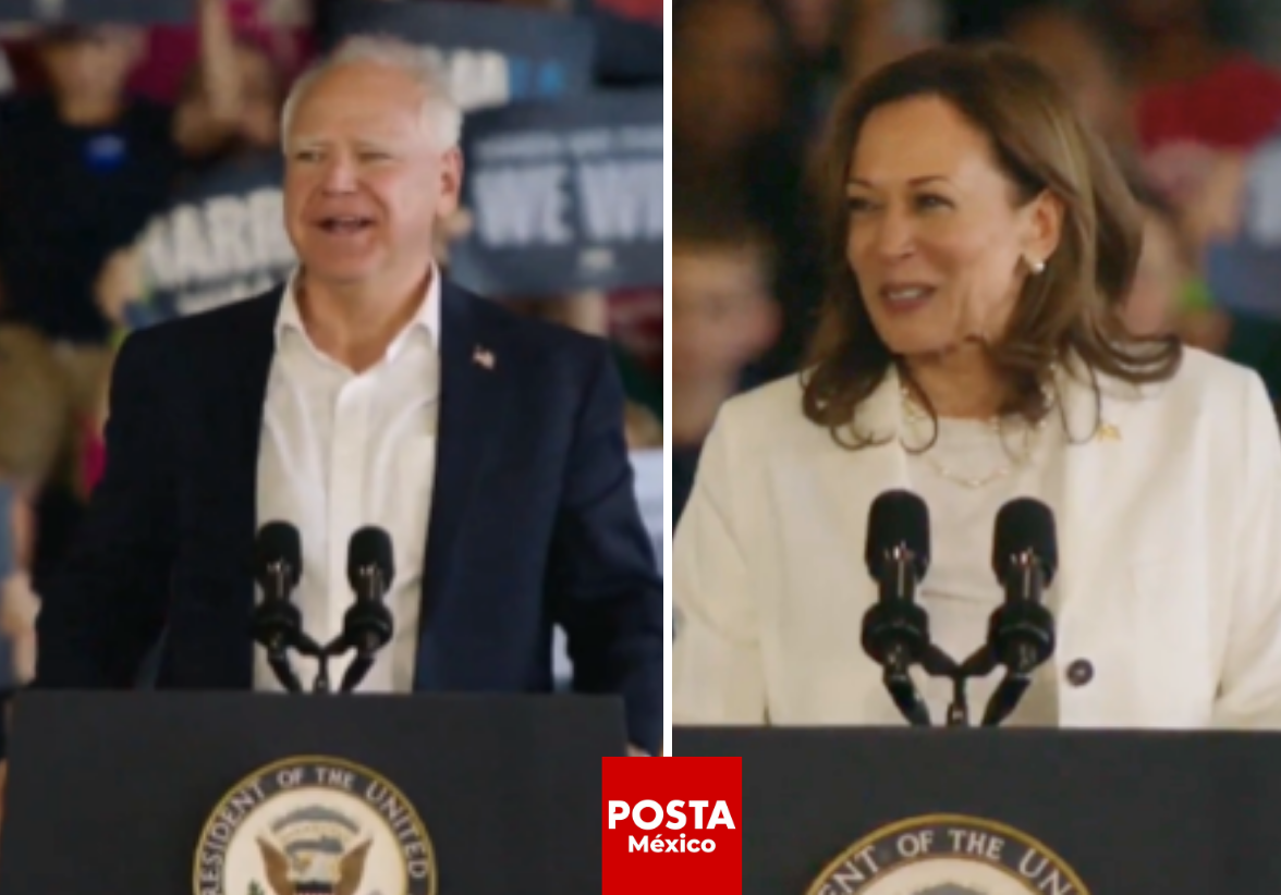 En Wisconsin, Kamala Harris y Tim Walz transmitieron su visión de progreso, energizando a miles de demócratas en su primer mitin conjunto, en un estado vital para la contienda. Foto: Especial