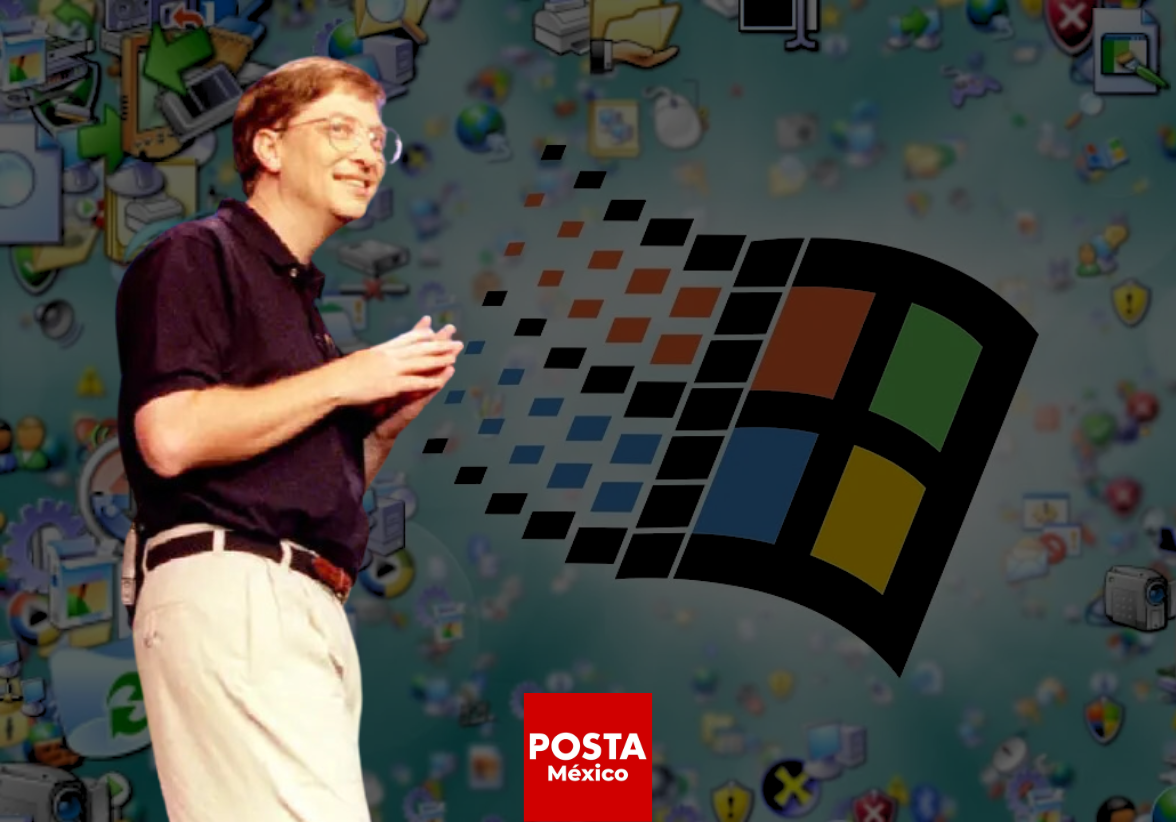 En su 29° aniversario, Windows 95 no solo es recordado, sino que también ha sido revitalizado. Un desarrollador ha logrado que miles de aplicaciones modernas funcionen en este icónico sistema operativo. Foto_ Especial