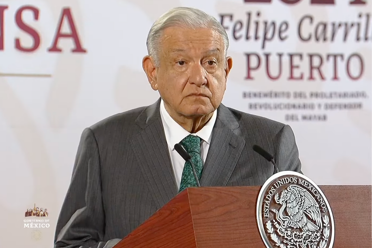 AMLO en conferencia de prensa del 16 de agosto de 2024. Captura de pantalla / YouTube