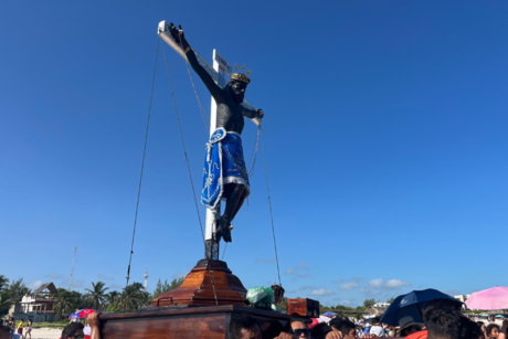 El Cristo negro de Sisal, cumple 70 años de tradición con procesión en Yucatán